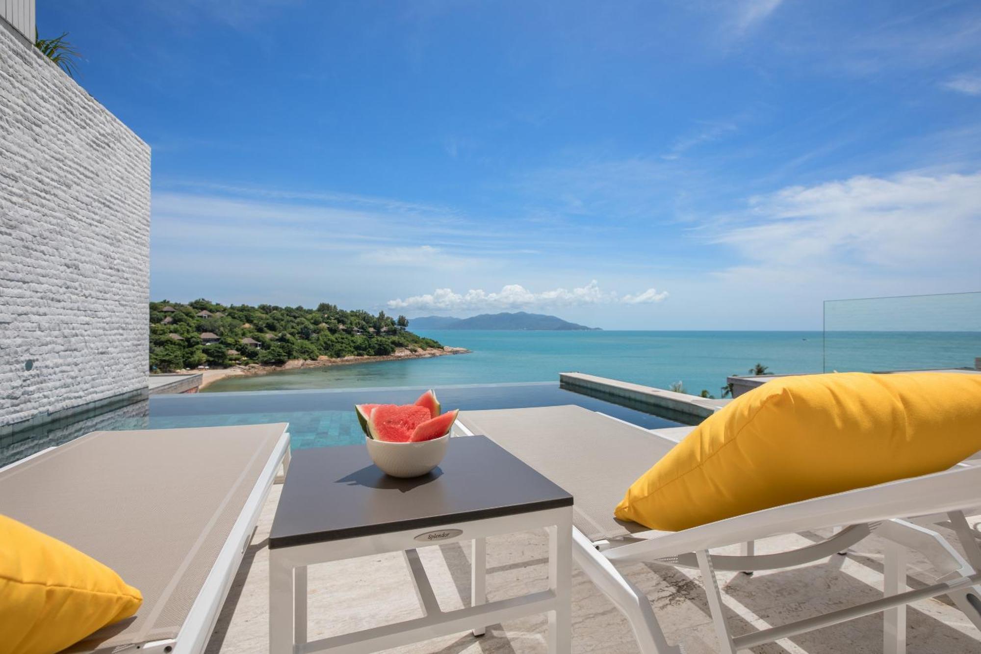 Beachside - B18 - At Bayside Luxury Samrong Bay Beach, 4 Bed 5 Bath, Sea & Sunset Views, Only 200m Walk To The Villa Choeng Mon