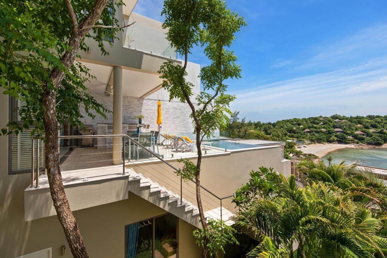 Beachside - B18 - At Bayside Luxury Samrong Bay Beach, 4 Bed 5 Bath, Sea & Sunset Views, Only 200m Walk To The Choeng Mon