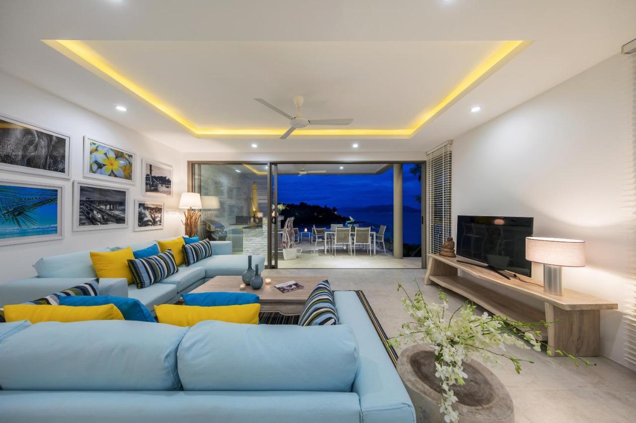 Beachside - B18 - At Bayside Luxury Samrong Bay Beach, 4 Bed 5 Bath, Sea & Sunset Views, Only 200m Walk To The * Choeng Mon